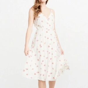 Abercrombie & Fitch Wrap Floral Midi Dress S